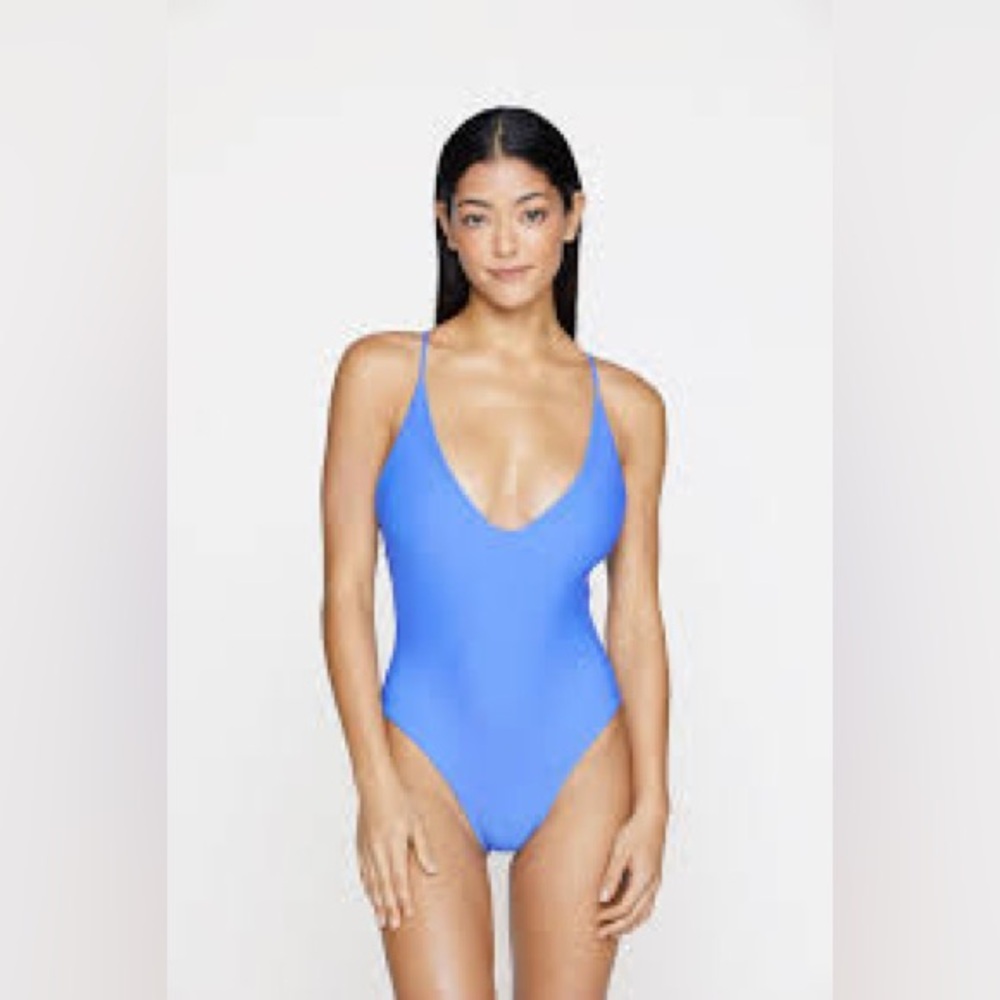 New Mikoh Swimsuit Blue Thalia One piece Size S - Picture 2 of 5